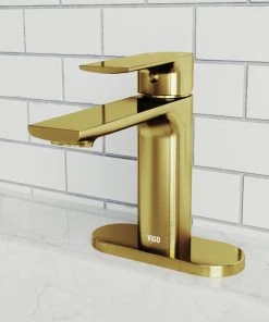 VIGO Davidson Single Hole Bathroom Faucet With Deck Plate -Moen-shop 89a106610e96ebdb 3491 w800 h800 b0 p0