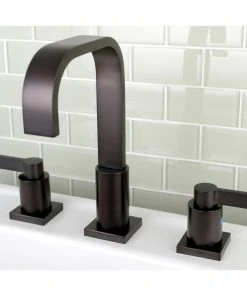 Kingston Brass Fauceture Widespread Bathroom Faucet With Retail Pop-Up, Oil Rubbed Bronze -Moen-shop 8ab10acf0156013f 7042 w800 h800 b0 p0