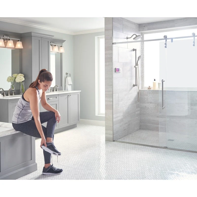 Moen Voss 2-Handle High Arc Bathroom Faucet, Brushed Nickel 4 Moen Voss 2-Handle High Arc Bathroom Faucet, Brushed Nickel - Image 4