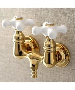 Kingston Brass Aqua Vintage 3-3/8" Wall Mount Tub Faucet, Polished Brass 8 Kingston Brass Aqua Vintage 3-3/8" Wall Mount Tub Faucet, Polished Brass -Moen-shop 8b9124b00b52702c 1912 w800 h800 b0 p0