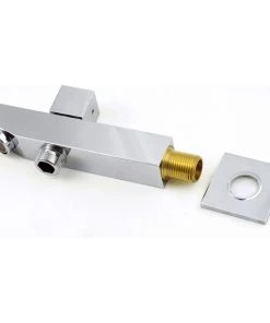 Fontana Showers Fontana Flavia Digital Color Changing LED Rainfall Shower Set, 12" -Moen-shop 8cf170300e746b22 0839 w800 h800 b1 p0