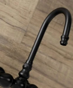 Kingston Brass AE1T0 3-3/8" Wall Mount Tub Faucet, Matte Black 7 Kingston Brass AE1T0 3-3/8" Wall Mount Tub Faucet, Matte Black -Moen-shop 8f71e06a013fb78e 9874 w800 h800 b0 p0