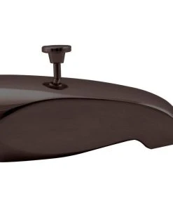 Westbrass Rear Diverter 5.5" Tub Spout, Oil Rubbed Bronze