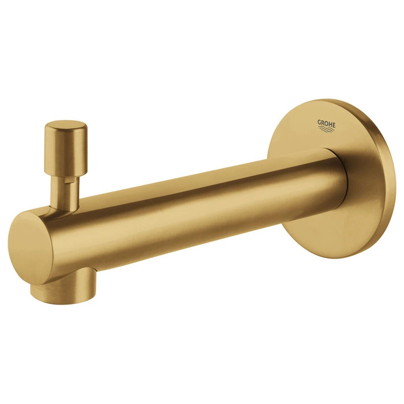 GROHE US Grohe 13 275 1 Concetto 6-11/16" Integrated Diverter Tub Spout - Brushed Cool 2 GROHE US Grohe 13 275 1 Concetto 6-11/16" Integrated Diverter Tub Spout - Brushed Cool - Image 2