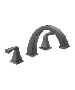 Delta Faucet Delta T2751 Dryden Deck Mounted Roman Tub Filler Trim - Venetian Bronze