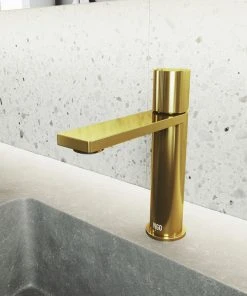 VIGO Halsey Single Hole Bathroom Faucet, Matte Gold 15 VIGO Halsey Single Hole Bathroom Faucet, Matte Gold -Moen-shop 92a1024c0f60a6fc 3021 w800 h800 b0 p0