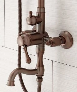 Signature Hardware 939624 Dolwick Exposed Shower System - Oil Rubbed Bronze -Moen-shop 9631d2150d3aaa42 2774 w800 h800 b0 p0
