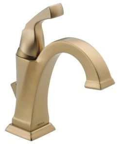 Delta Faucet Delta Dryden Single Handle Bathroom Faucet, Champagne Bronze, 551-CZ-DST
