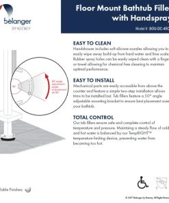 Keeney Holdings LLC Belanger SOU-DC-45CP Single Handle Floor Mounted Freestanding Tub Filler, Chrome -Moen-shop 972150bc0ab42471 1968 w800 h800 b1 p0