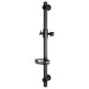PULSE ShowerSpas Matte Black Adjustable Slide Bar 1010-MB