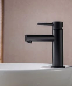 Blossom Kitchen & Bath Supply Blossom Brass Round Single Handle Bathroom Vanity Sink Faucet, Matte Black 11 Blossom Kitchen & Bath Supply Blossom Brass Round Single Handle Bathroom Vanity Sink Faucet, Matte Black -Moen-shop 99b1eabf0e47059a 9592 w800 h800 b0 p0