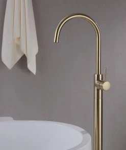HOMARY Brewst Solid Brass Single Handle Modern Floor Mounted Tub Filler Spout Faucet -Moen-shop 9ac1311602306571 3212 w800 h800 b0 p0