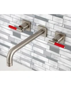 Kingston Brass KS6028CKL Wall Mount Tub Faucet, Brushed Nickel -Moen-shop 9b71d3bb013fb6a8 1404 w800 h800 b0 p0