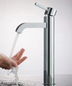 Kraus USA, Inc. Ramus Single Handle 1-Hole Vessel Bathroom Faucet, Chrome 13 Kraus USA, Inc. Ramus Single Handle 1-Hole Vessel Bathroom Faucet, Chrome -Moen-shop 9bd199a200e5e6e0 3156 w800 h800 b0 p0