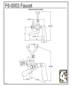 Water Creation Vintage Classic Deck Mount Tub Faucet With Handshower, Brushed Nickel Finish Wit -Moen-shop 9d31fec2073241ce 8771 w800 h800 b1 p0