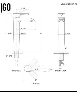 VIGO Niko Single-Handle Single Hole Bathroom Vessel Sink Faucet -Moen-shop 9df17d260f4796e9 1458 w800 h800 b0 p0
