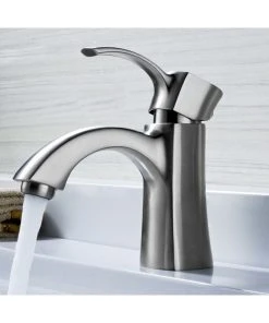 Anzzi Alto Series Single Hole Single-Handle Mid-Arc Bathroom Faucet, Brushed Nickel -Moen-shop 9ed152bb0b734ca4 7762 w800 h800 b0 p0