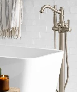 Moen 9025 Belfield Floor Mounted Tub Filler - Chrome -Moen-shop 9fd1eb7c0ec1cb51 9296 w800 h800 b0 p0