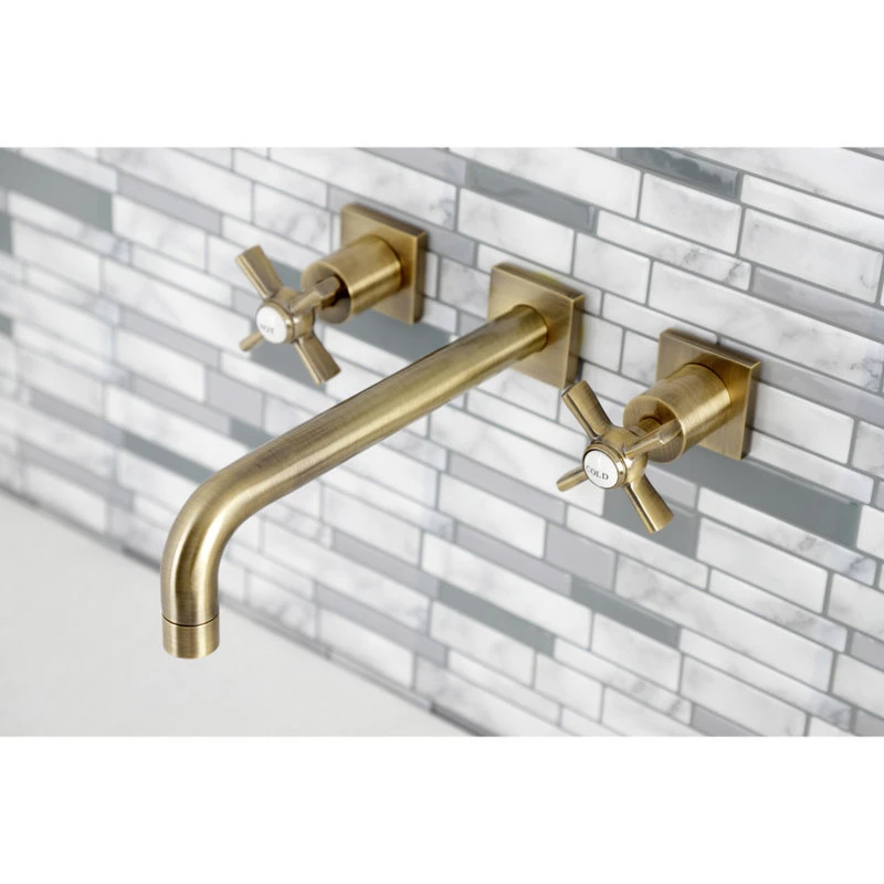 Kingston Brass KS6023ZX Wall Mount Tub Faucet, Antique Brass 5 Kingston Brass KS6023ZX Wall Mount Tub Faucet, Antique Brass - Image 5