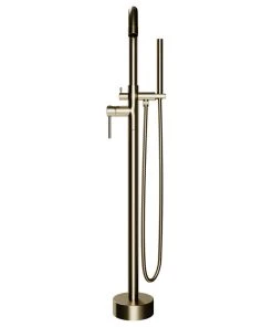 Castello USA Neptune Freestanding Tub Filler Faucet, Brushed Gold, Standard Handle -Moen-shop a2a12e9f001de0bc 1675 w800 h800 b1 p0