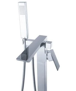 Jims Maison Single Handle Floor Mounted Freestanding Tub Filler, Chrome 21 Jims Maison Single Handle Floor Mounted Freestanding Tub Filler, Chrome -Moen-shop a2e1563d01e83c0b 5849 w800 h800 b1 p0