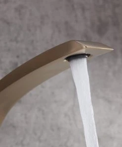 HOMARY Modern 1-Handle Bathroom Sink Faucet With Pop Up Drain, Brushed Gold -Moen-shop a301b38a0dcd59b7 2892 w800 h800 b0 p0