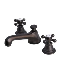 Water Creation Lever Handles-American Widespread Lavatory Faucet, Oil Rubbed Bronze Finish With
