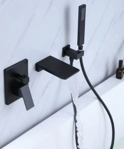 JimsMaison Wall Mount Tub Faucet With Handheld Shower -Moen-shop a3f10a4303184257 7438 w800 h800 b0 p0