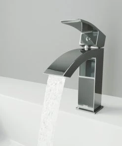 VIGO Satro Single Lever Single Hole Bathroom Sink Faucet, Chrome -Moen-shop a4111e170f59df71 8395 w800 h800 b0 p0