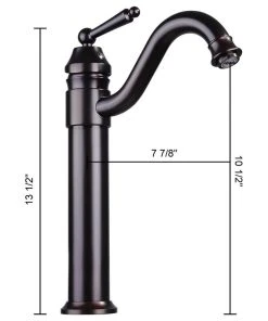 Yescom Vessel Sink Faucet Lavatory Mixer Tap, Oil Rubbed Bronze -Moen-shop a411d8cc0785e283 9957 w800 h800 b1 p0