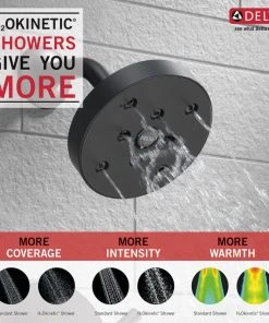 Delta Faucet Delta Trinsic Monitor 14 Series H2Okinetic Tub & Shower Trim, Matte Black -Moen-shop a421a70b0cbf4261 1376 w800 h800 b0 p0