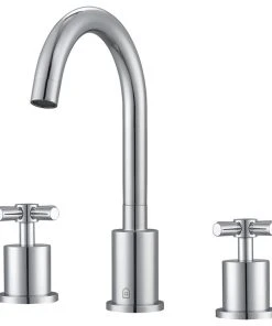Ancona Prima 3-Piece Bathroom Faucet Set, Chrome