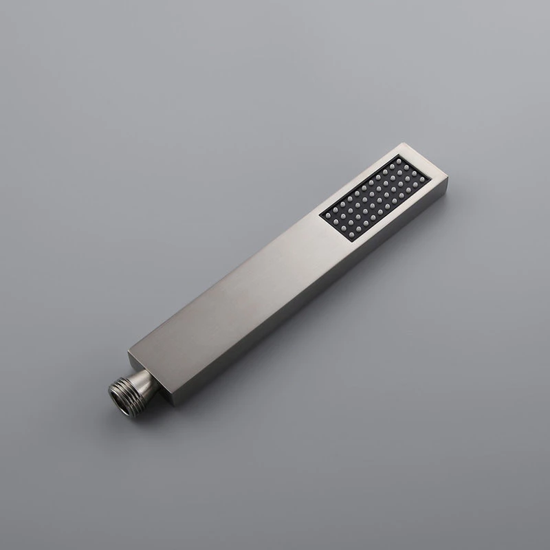 HOMARY Brushed Nickel Freestanding Tub Filler Brass Single Handle With Handheld Shower 10 HOMARY Brushed Nickel Freestanding Tub Filler Brass Single Handle With Handheld Shower - Image 10