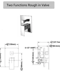 Ucore Inc. Ucore Dual Function Concealed Rain Shower Set -Moen-shop a861382e0e8a110f 6860 w800 h800 b1 p0