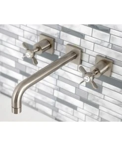 Kingston Brass KS6028BEX Wall Mount Tub Faucet, Brushed Nickel -Moen-shop a8c1c241013fb61c 1334 w800 h800 b0 p0