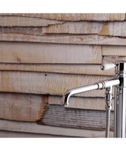 Kingston Brass Freestanding Tub Faucet With Hand Shower, Polished Chrome -Moen-shop ac313ef40b5272fe 5587 w800 h800 b0 p0