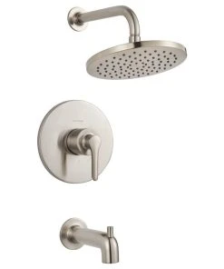 American Standard Brands Studio S Tub And Shower Trim Kit With Water-Saving Shower Head And Cartridge, Br