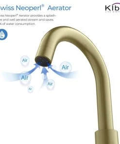 Kibi USA Circular Widespread Sink Faucet With Pop Up Drain, Brush Gold 16 Kibi USA Circular Widespread Sink Faucet With Pop Up Drain, Brush Gold -Moen-shop add1ad2f0fa181f4 3115 w800 h800 b1 p0