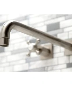 Kingston Brass KS6048BX Wall Mount Tub Faucet, Brushed Nickel -Moen-shop aea14295013fb6f8 1385 w800 h800 b0 p0