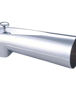 Olympia Faucets, Inc. Extended Combo Diverter Tub Spout, PVD Brushed Nickel