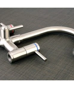 Kingston Brass Freestanding Tub Faucet With Hand Shower, Brushed Nickel -Moen-shop aed152fe0d532fb0 0467 w800 h800 b0 p0