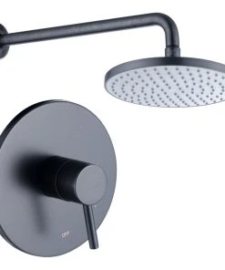 Luxier SS-B01-T Rainfall Shower Faucet Set, Oil Rubbed Bronze