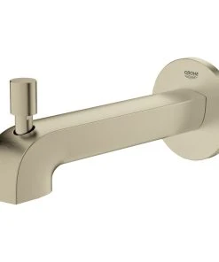 GROHE US Grohe 13 399 Defined 6-7/8" Integrated Diverter Tub Spout - Brushed Nickel -Moen-shop b1f1dccc0d2e2af3 3491 w800 h800 b1 p0