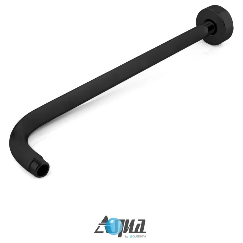 KUBEBATH Aqua Rondo Matte Black Shower Set W/ 12" Rain Shower, Handheld And Tub Filler 5 KUBEBATH Aqua Rondo Matte Black Shower Set W/ 12" Rain Shower, Handheld And Tub Filler - Image 5