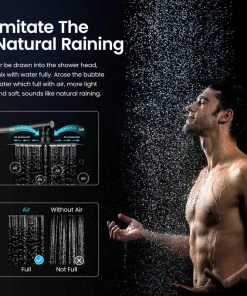 Kibi USA Circular Pressure 3-Function Shower System, Rough-In Valve, Matte Black 24 Kibi USA Circular Pressure 3-Function Shower System, Rough-In Valve, Matte Black -Moen-shop b321d26903375b2e 5029 w800 h800 b0 p0