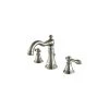 Kingston Brass Fauceture Widespread Bathroom Faucet With Retail Pop-Up, Brushed Nickel