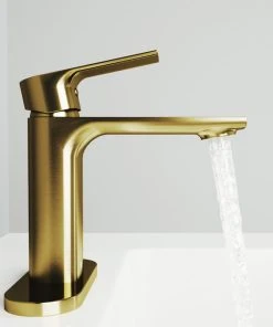 VIGO Davidson Single Hole Bathroom Faucet With Deck Plate -Moen-shop b541b8be0e96ebe3 3491 w800 h800 b0 p0