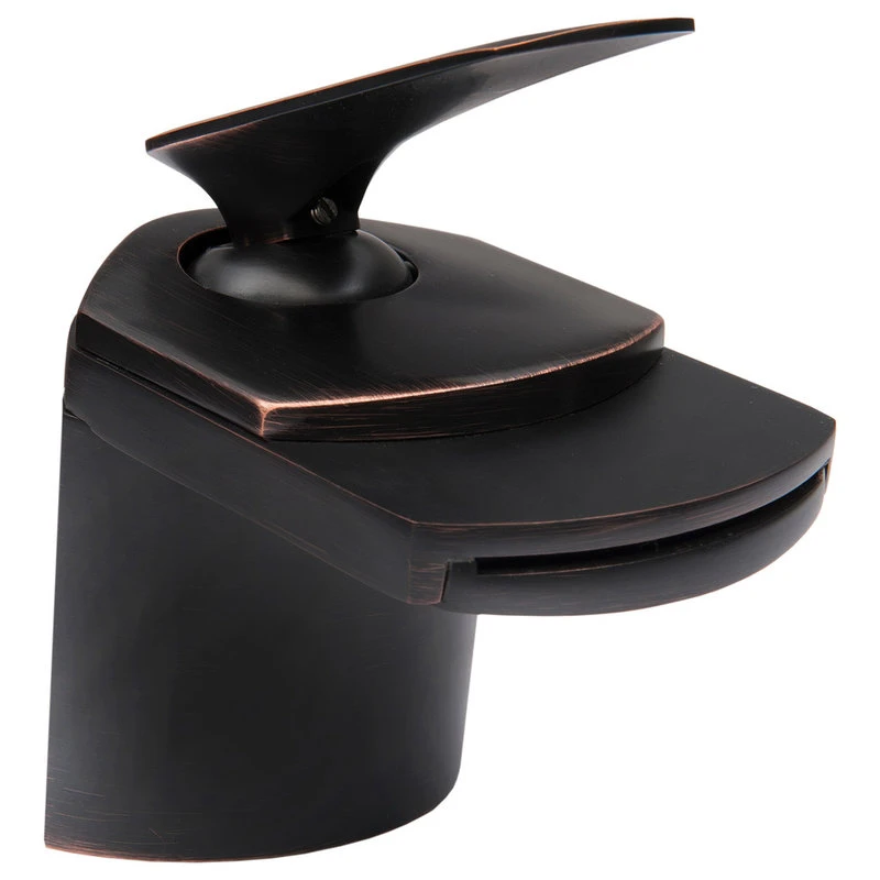 Novatto Wave Single Lever Waterfall Bathroom Faucet, Oil Rubbed Bronze 1 Novatto Wave Single Lever Waterfall Bathroom Faucet, Oil Rubbed Bronze
