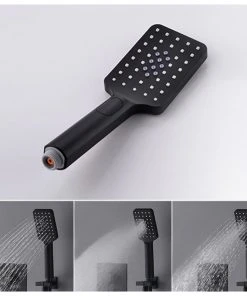 HOMARY 2-Function Thermostatic Shower System With Square Rain Shower And Hand Shower, 1 -Moen-shop b6c1242a0f97de08 7974 w800 h800 b0 p0