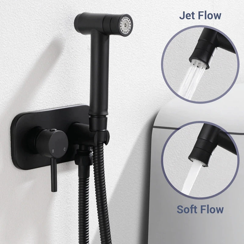 Morsale Wasser™ Brass Handheld Toilet Spray, Matte Black 3 Morsale Wasser™ Brass Handheld Toilet Spray, Matte Black - Image 3